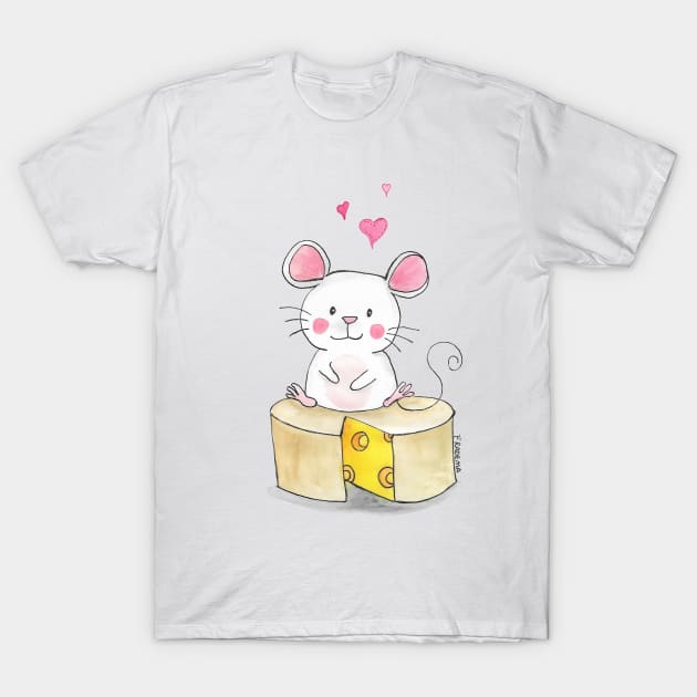 Once upon a time there was a mouse T-Shirt by Fradema